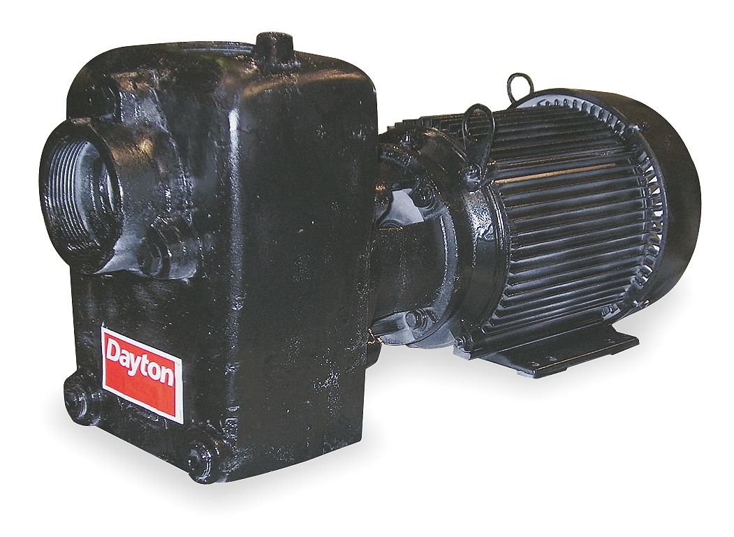 Dayton Cast Iron 3 HP Centrifugal Pump 208-230/460V, 12N810