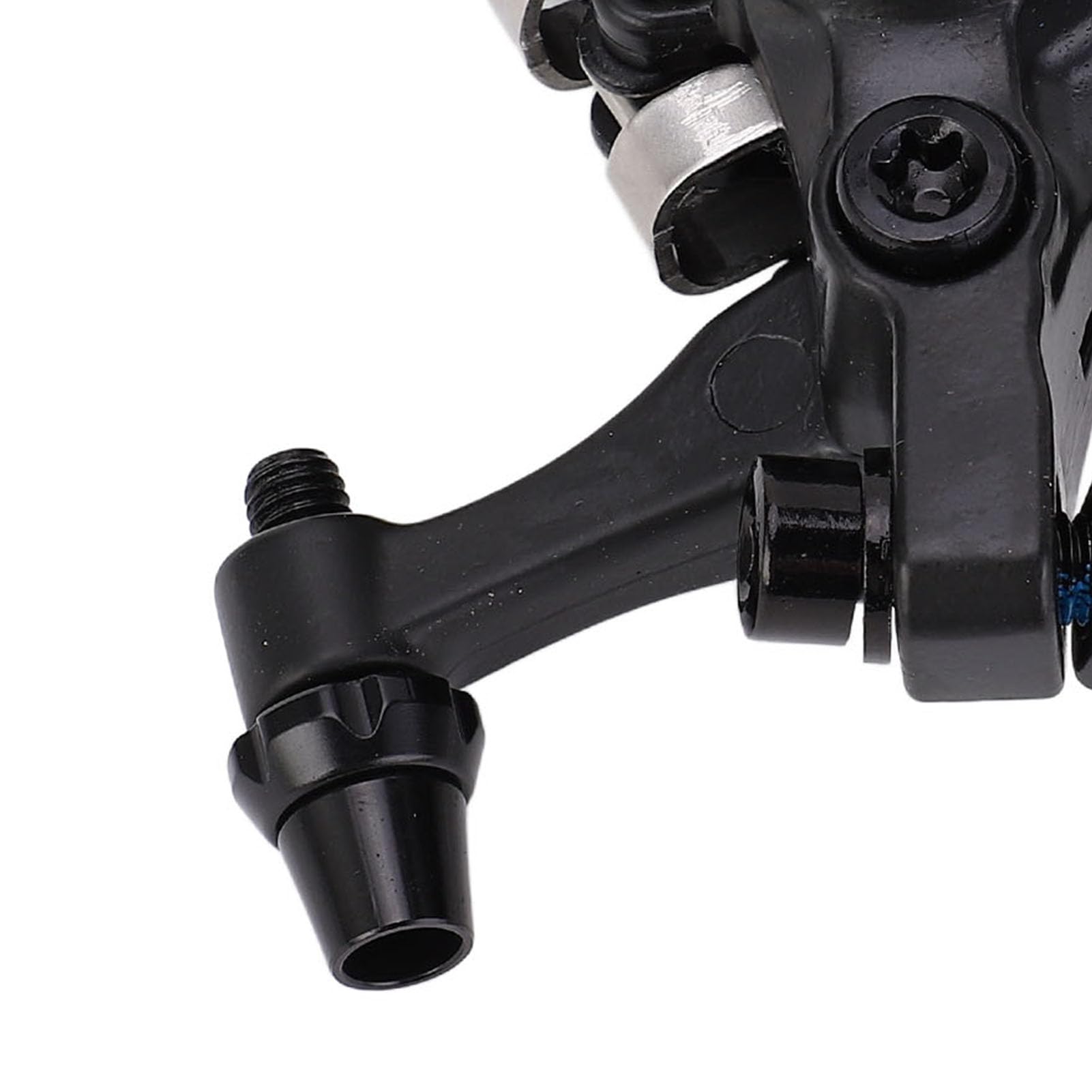 RiToEasysports Set Freno a Disco per Bicicletta Bilaterale, Accessori per Pinza Freno a Disco per Bici Anteriore a Due Pistoni in Lega di Alluminio Meccanico Senza Regolatore del Cuscinetto per