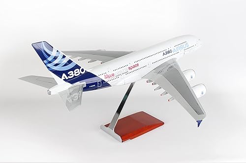 Miniatura 2 de Daron Skymarks Airbus casa colores A380800avión modelo con soporte de madera y Gear 1100Escala