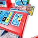 Ben Franklin Toys Talking Toy Cash Register - store learning play set with 3 languages, paging microphone, credit card, bank card and play money