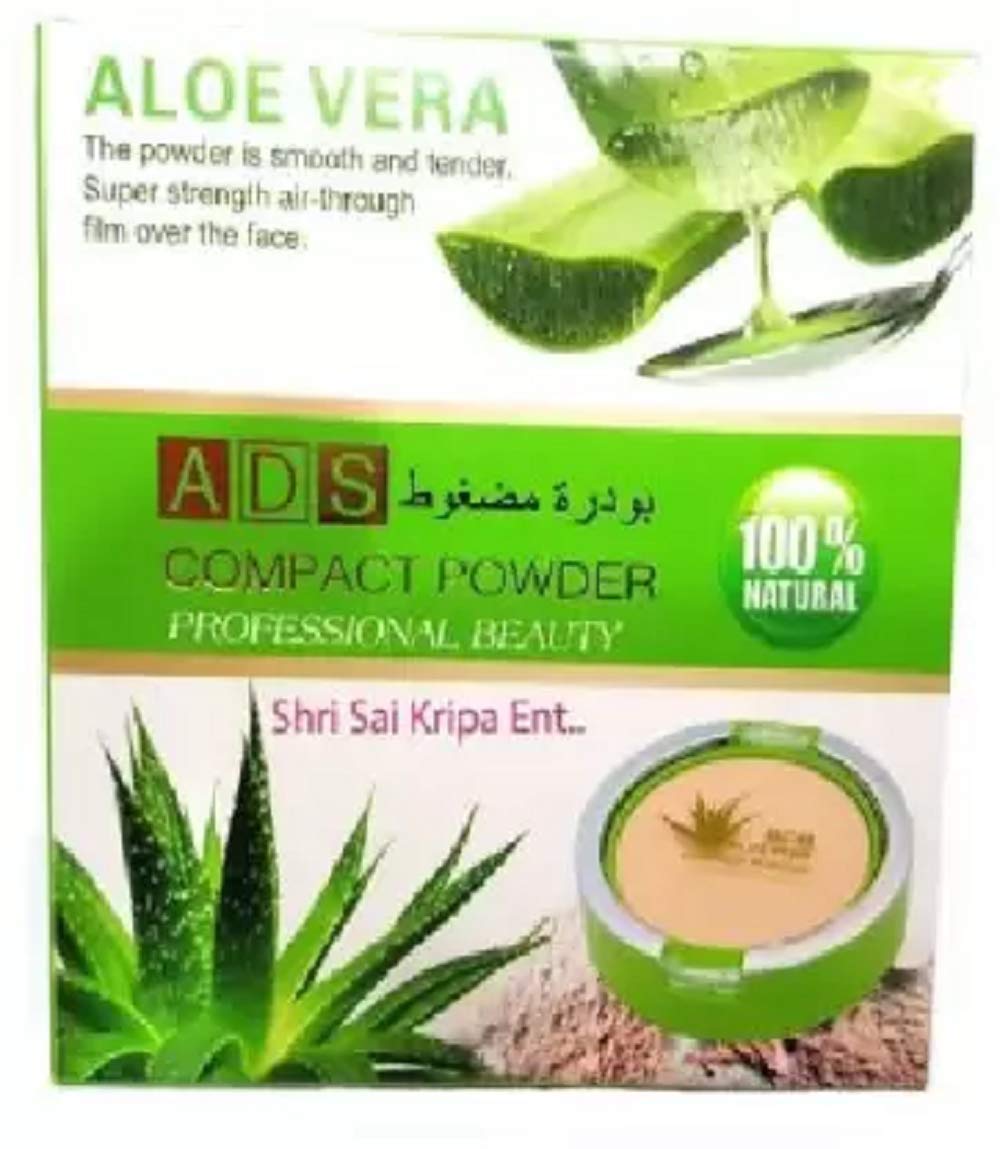ADS Aloe Vera Compact Powder Compact (Beige, 100 g)