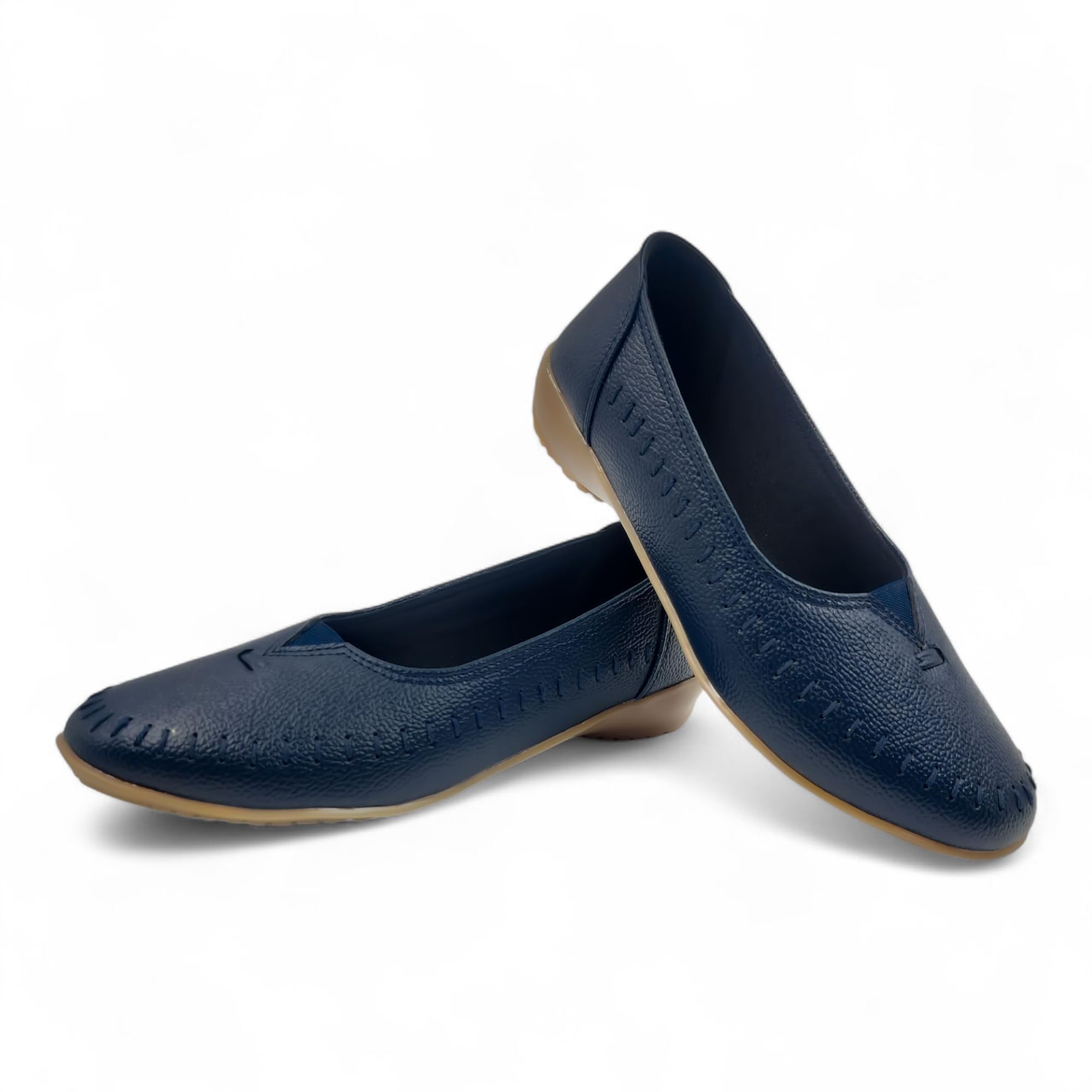 westoe Flat Belly Shoes for Ladies, Cushion Insole, Comfortable Flat Sole, Stylish Western Look-picture-15