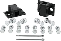 Vista 4 de Semi Trucks - Juego de perchas de barro de lujo – Longitud: 30.25 pulgadas – Perchas tipo barra cuadrada – con todos los soportes de montaje