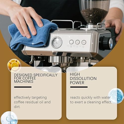 Miniatura 3 de Tabletas descalcificadoras para cafetera, 1224 unidades, compatible con la mayoría de las pestañas de descalcificación y limpieza, máquinas de café