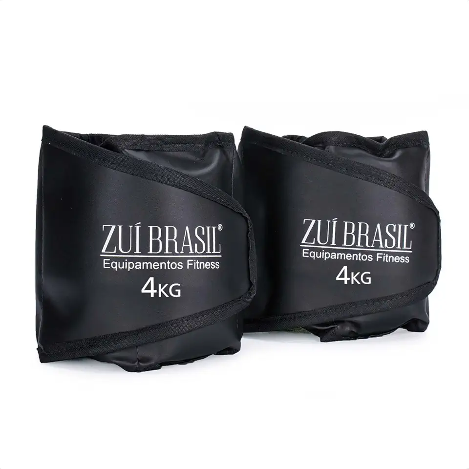 Caneleira 4kg Tornozeleira 4kg Funcional Peso Musculação Completo O Par - Tornozeleira Academia, Caneleira Academia, Caneleira Musculação, Treino Pernas