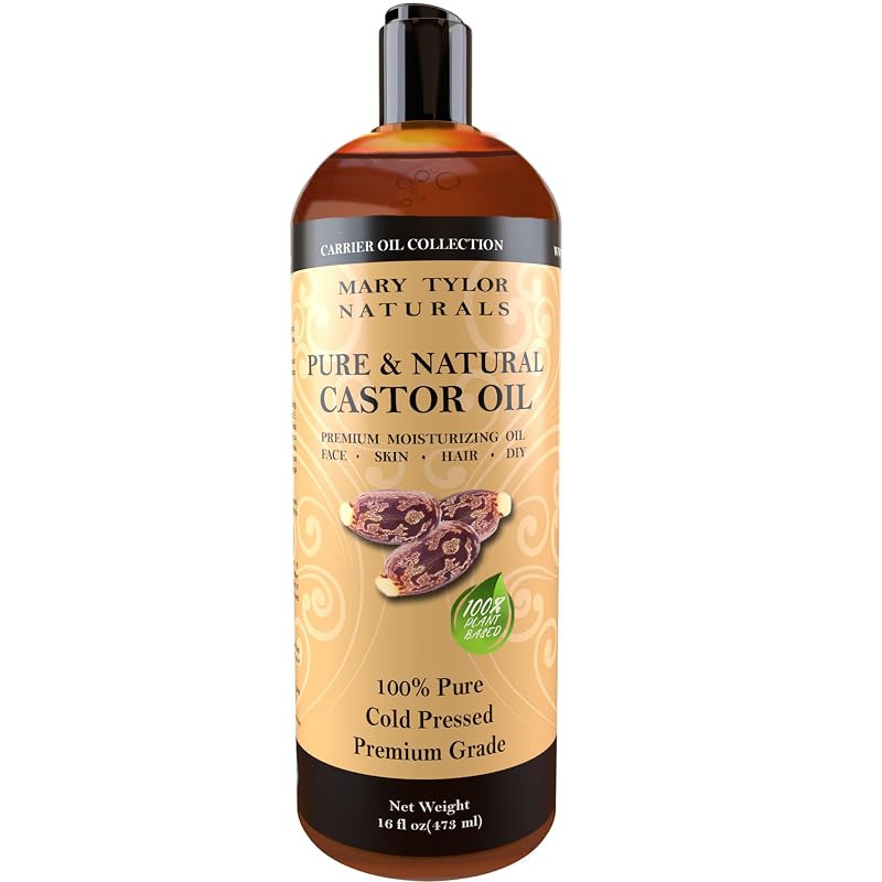 Mary Tylor Naturals Óleo de Rícino Prensado a Frio 473 mL — Sem Hexano