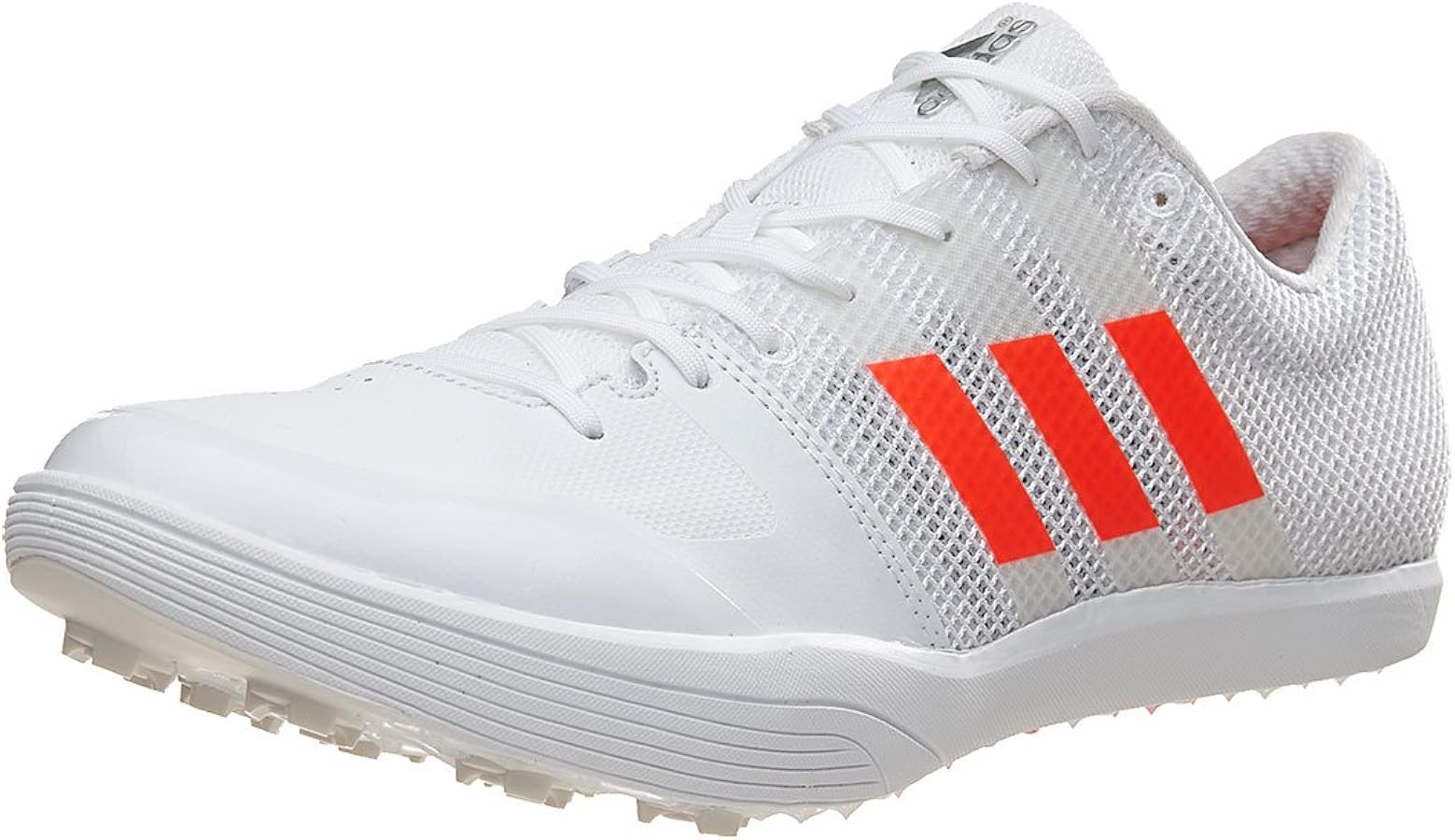 Amazon | adidas Adizero LJ Track Shoe, White/Solar Red/Metallic