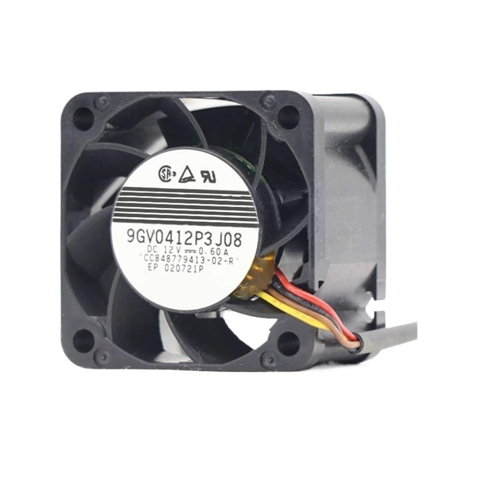 YLPWKMVZ Server radiator Fan 40 * 40 * 28MM 9GV0412P3J08 12VDC 0.60A Axial flow fan