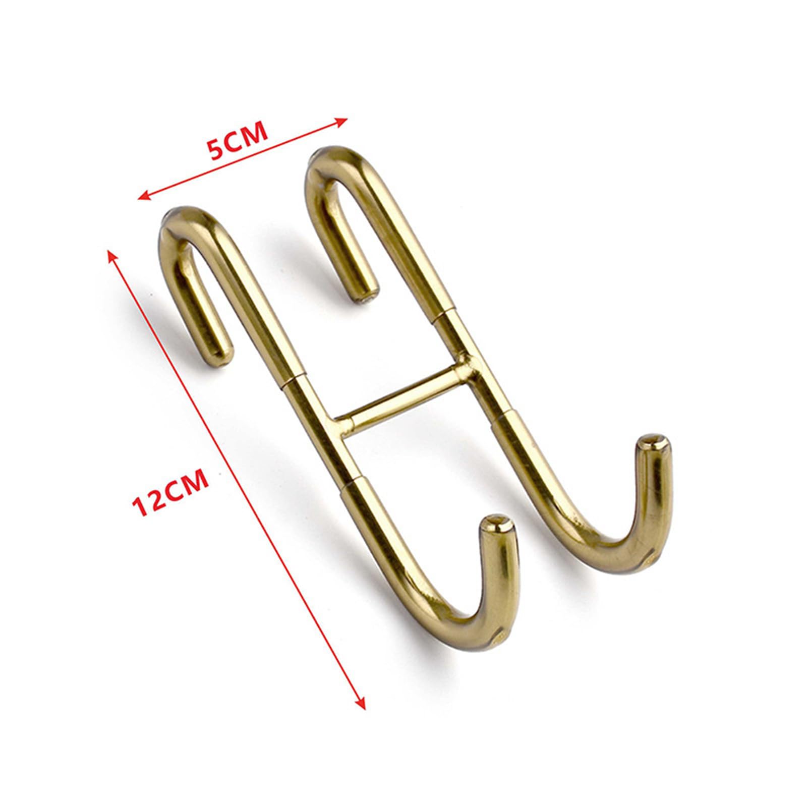 BBTISG 2 Pezzi Ganci per Porta Della Doccia, In Acciaio Inossidabile Ganci per Porta in Vetro Sopra la Doccia Ganci per Asciugamani per Bagno Vetro Senza Cornice (oro