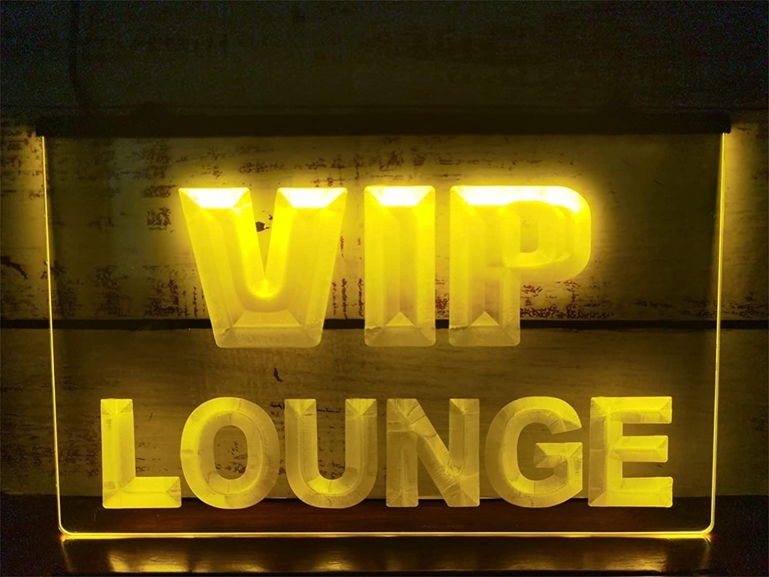 Pantalla de atenuación USB en luces de neón VIP Lounge de 40x30cm para ajustar el brillo