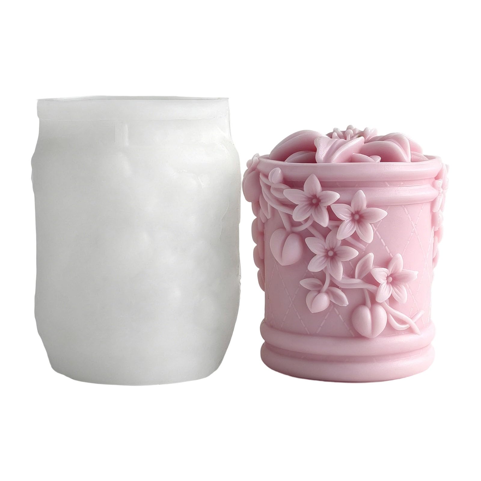HUANGING Purse Embossing Silicone Molds Easy Demolding for Making Soap Resin Art Flower Relief Elastomer Cast