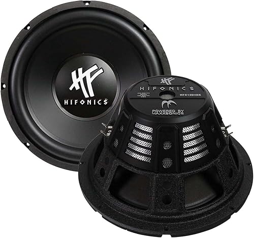 Hifonics HFX12D4BK Subwoofer DVC de 12 pulgadas y 4 ohmios