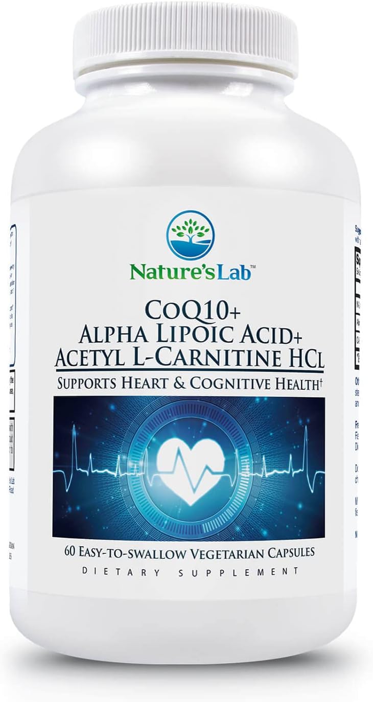 Nature's Lab Gold CoQ10 + Alpha Lipoic Acid + Acetyl L-Carnitine HCl