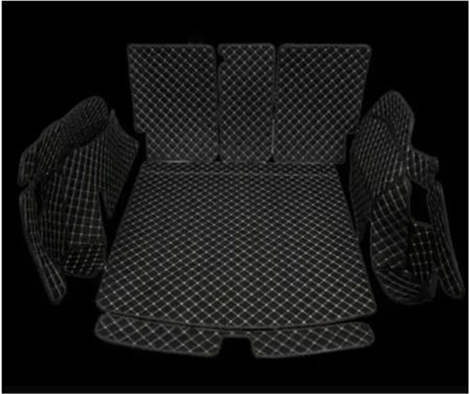 Vasca Custodia Per Baule Per Kodiaq 2017 2018 2019-2021 5 7 Posti Coda Posteriore Bagagliaio Di Un'auto Zerbino Coperture Protettive Cargo Tappeto Accessori(Black A 5 Seats,2017)
