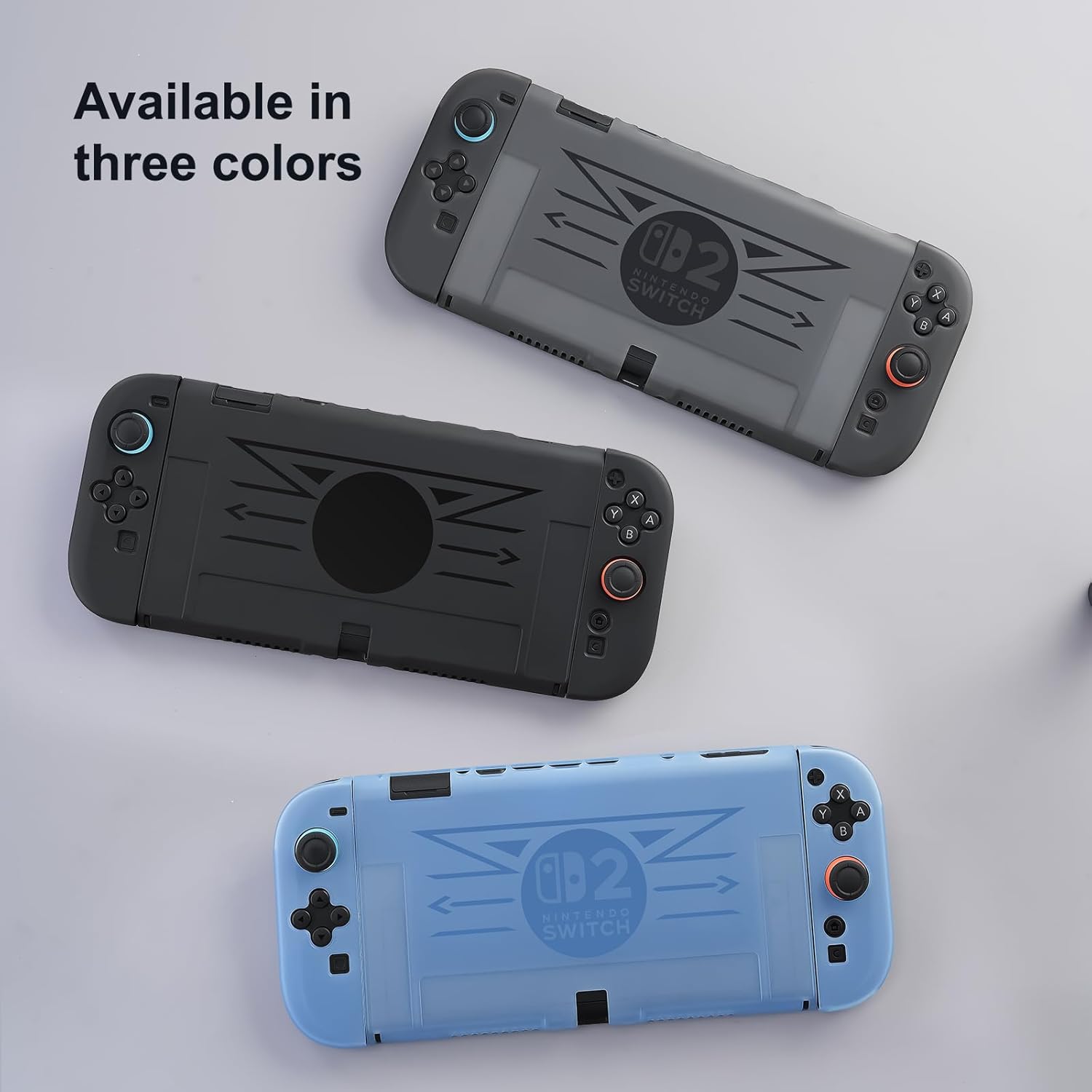 2025 Protective TPU Case for Nintendo Switch 2 & Joy Con Controller, Durable Protector Cover Shell Accessories for 7.9 Inch Switch 2 2025 Release, Dockable Case for NS2 - Transparent Black - Image 7