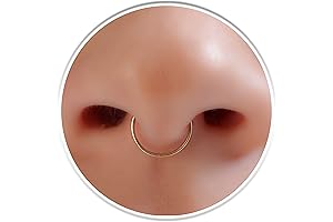 Petite Gold Septum Ring: Adorn Your Style