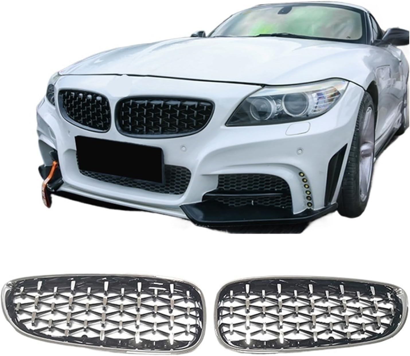 と互換性がある BMW Z4 E89 ダイヤモンドグリル車のフロントバンパー と互換性がある BMW Z4 E89 ダイヤモンドグリル車のフロントバンパー