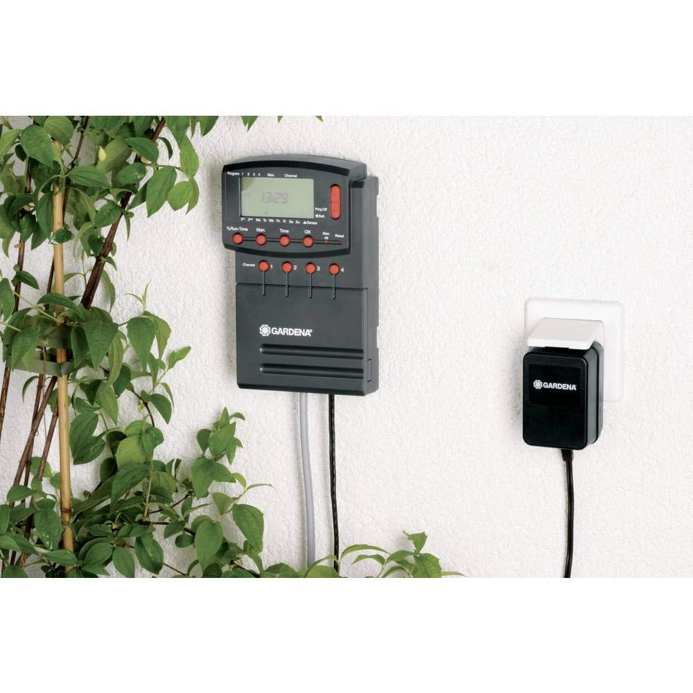 Gardena Comfort Bewässerungssteuerung 4040 modular: Individuell anpassbarer Bewässerungscomputer zur Steuerung von bis zu 4 Ventilen, 12 V (1276-20)