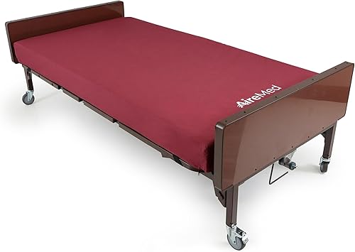 AireMed InstantEase Hybrid+ - Colchón bariátrico multicapa para cama de hospital, capa superior de espuma viscoelástica de infusión de gel de 2