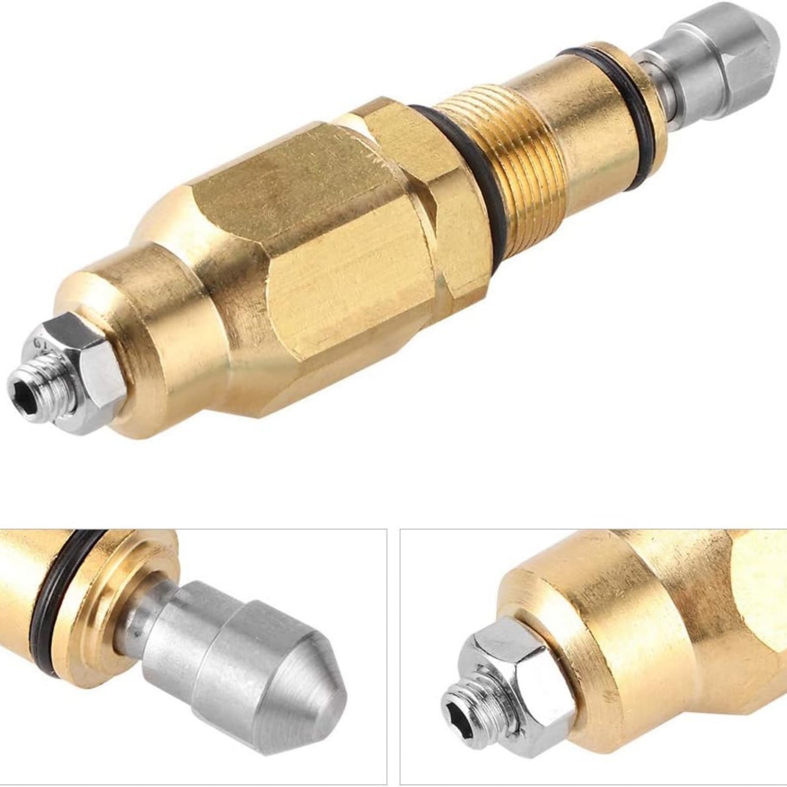 DAGIJIRD Kit de reconstrucción de válvula de descarga de bomba de lavado a presión AR42118 202328GS de repuesto para Annovi Reverberi RMW RMV SRMW