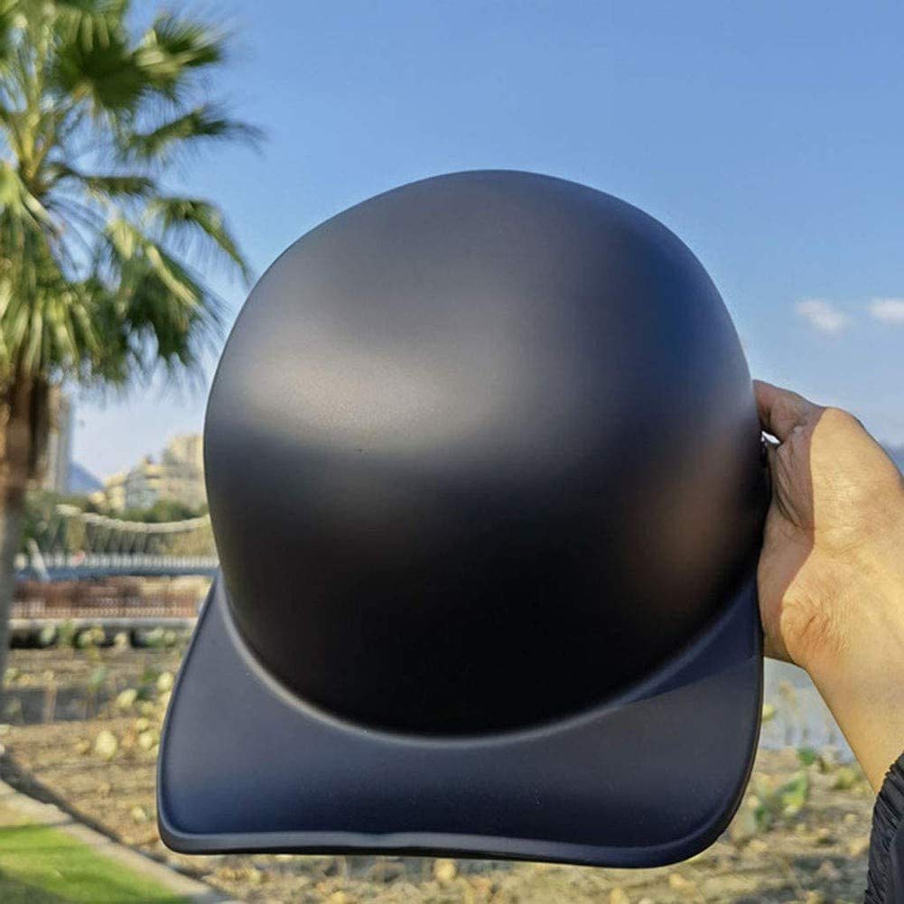 Professionale retrò Portatile Mezzi Caschi Jet Caschi Cromwell, Unisex Motociclo Casco Half-Face Helmet Aperto Casco Conchiglia, per Motorino Scooter Bici Casco Tedesco Classico, DOT e ECE Omologato