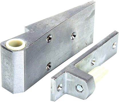 Kason 1256 Pacesetter Hinge, Textured Panel, Brushed Chrome, 11256000004