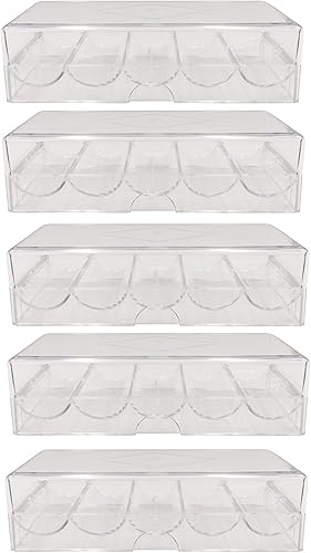 SEETOOOGAMES Clear Acrylic Poker Chip Racks