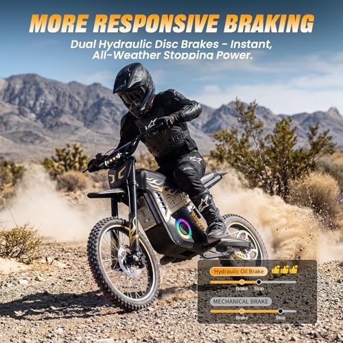 3000W Electric Dirt Bike 50 Miles