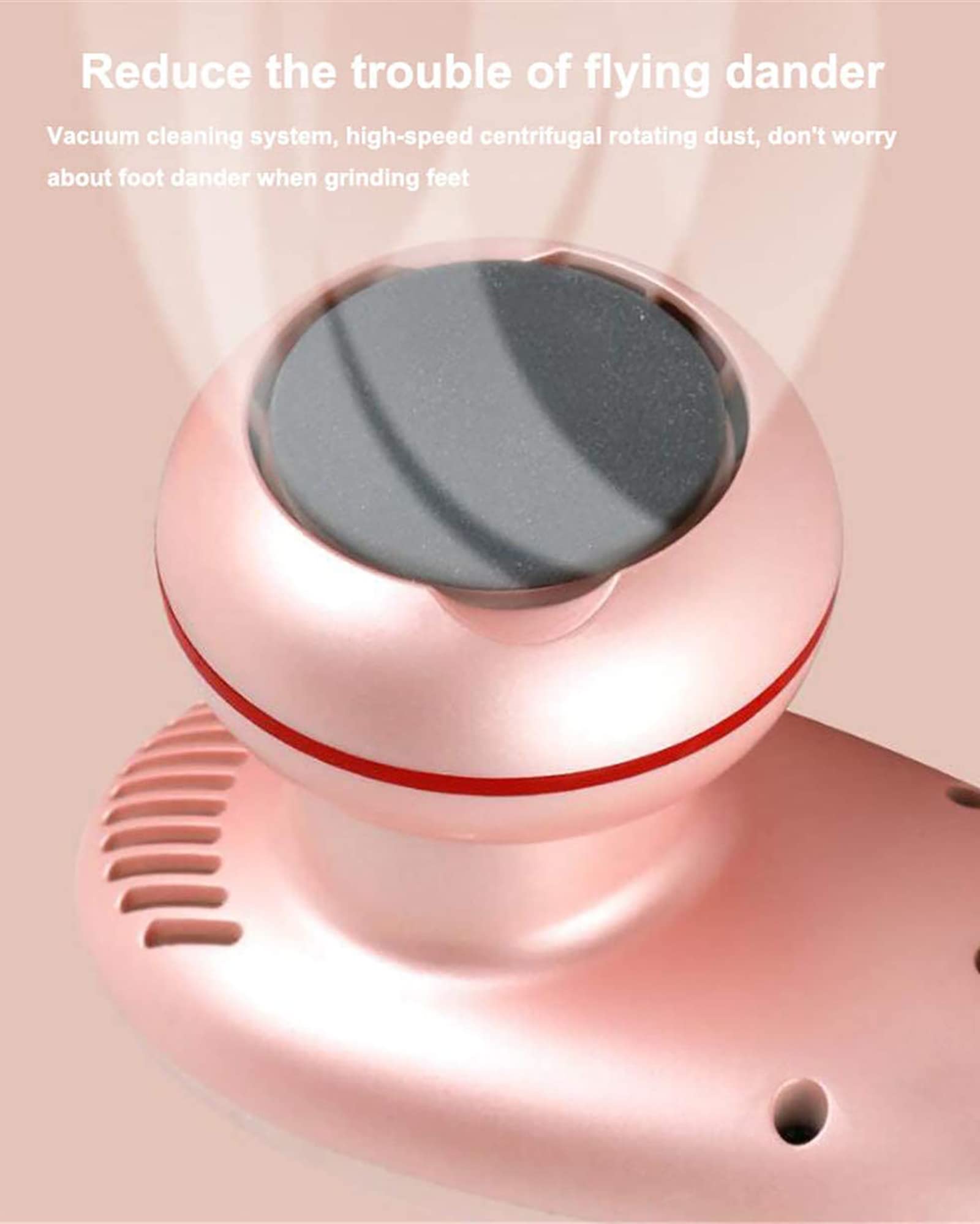 Lima eléctrica para pies, Juego de pedicura, removedor de Callos, Herramientas de pedicura, vacío Incorporado con 3 Rodillos, 2 velocidades y luz LED