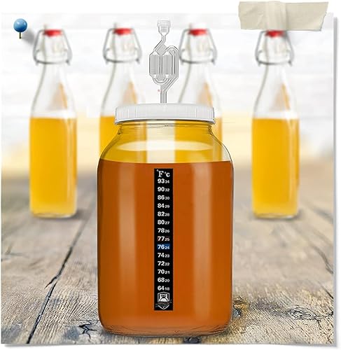 Miniatura 5 de Tarro de cristal con tapa de ojal y esclusa en forma de S