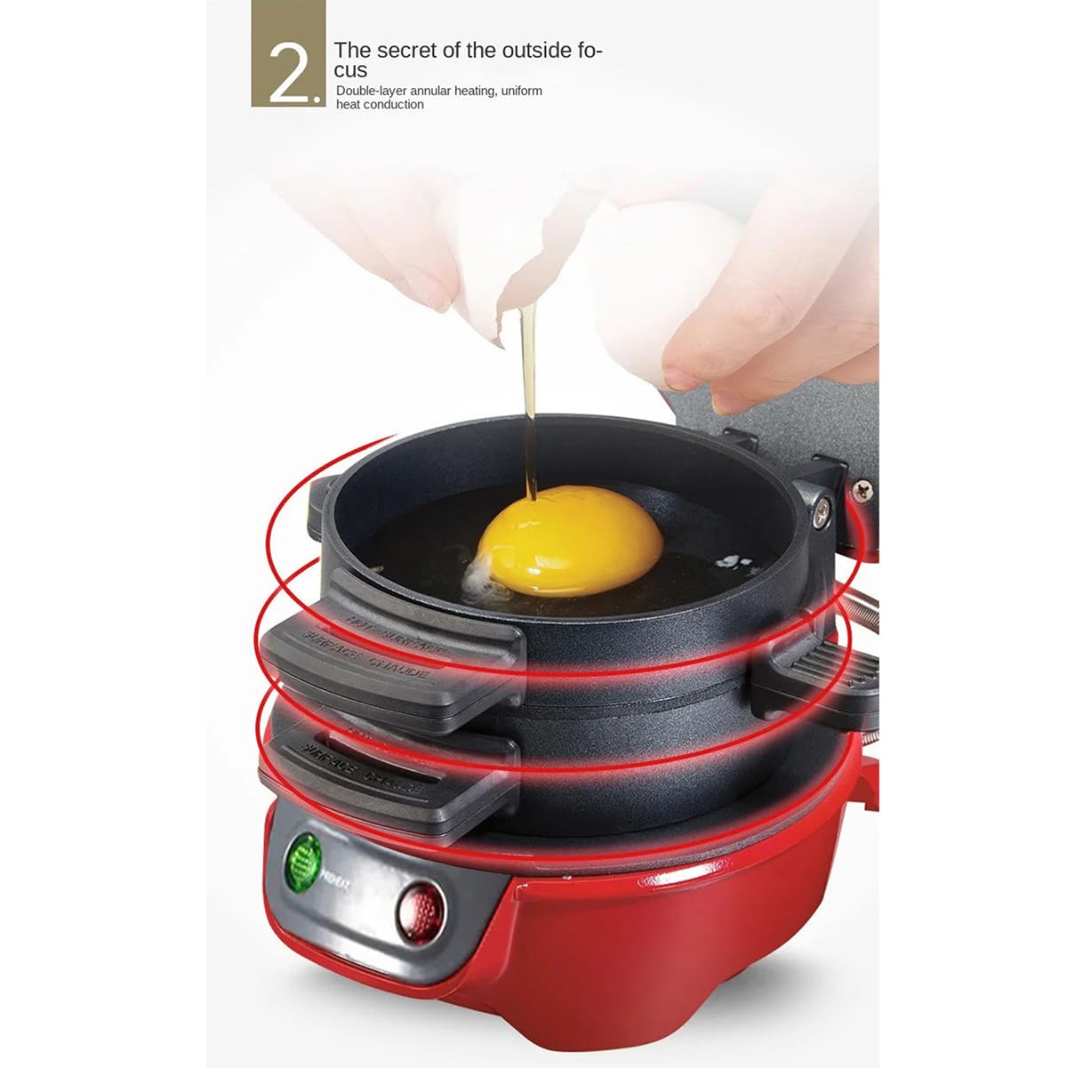 Sandwichera eléctrica para desayuno, mini máquina portátil para hacer hamburguesas, sandwichera a la parrilla con placas de cocción antiadherentes fáciles de limpiar, hace sándwiches
