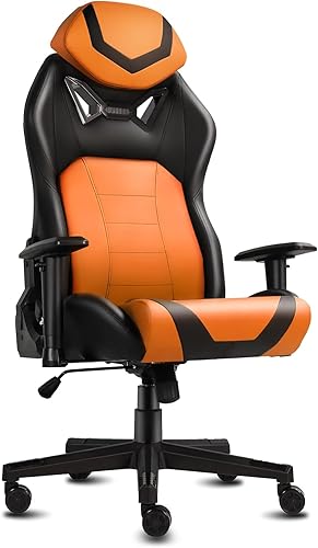 Sillas ergonómicas para juegos para adultos con espuma viscoelástica de alta densidad Silla de oficina cómoda giratoria, silla de videojuegos Sillas ergonómicas para juegos para adultos con espuma viscoelástica de alta densidad Silla de oficina cómoda giratoria, silla de videojuegos