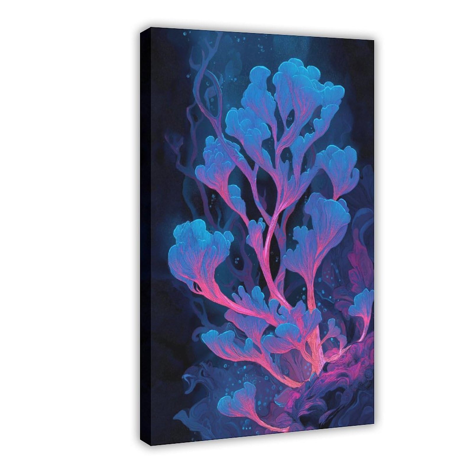 YWTJAX Underwater Botanical Poster Canvas Poster for Bedroom Decor Gift