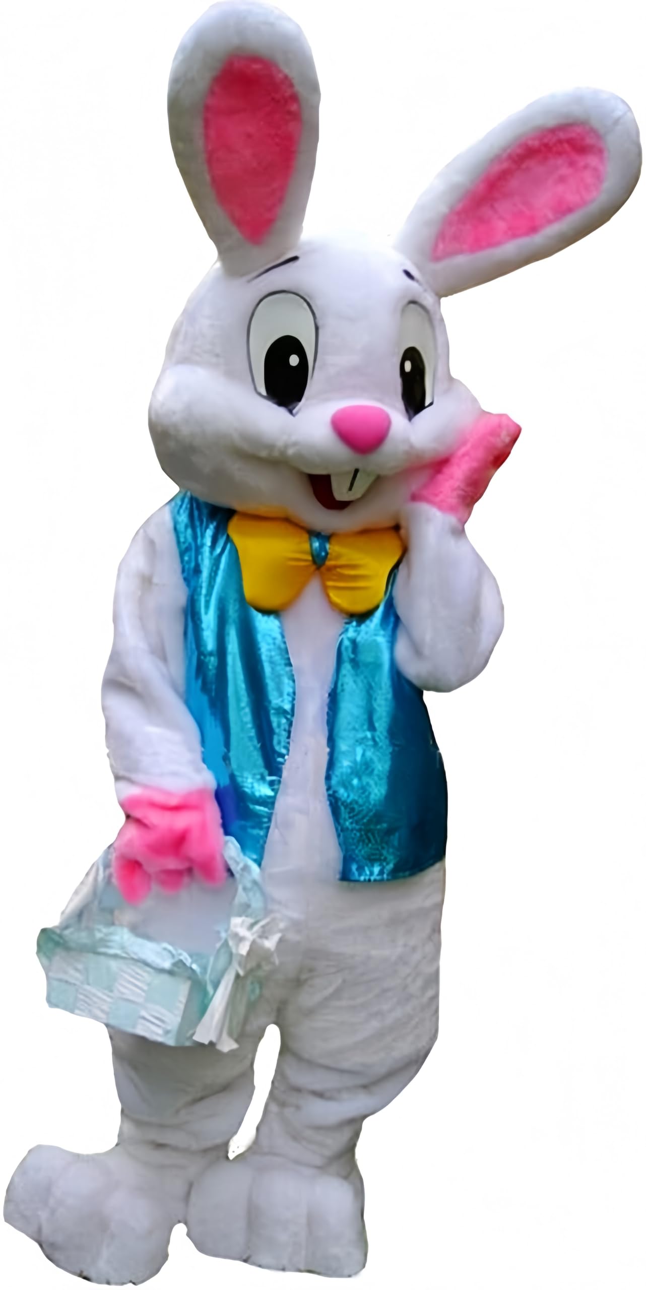 Easter Bunny Mascot Costume Rabbit Cartoon Fancy Party Dress Performance Suit Adult