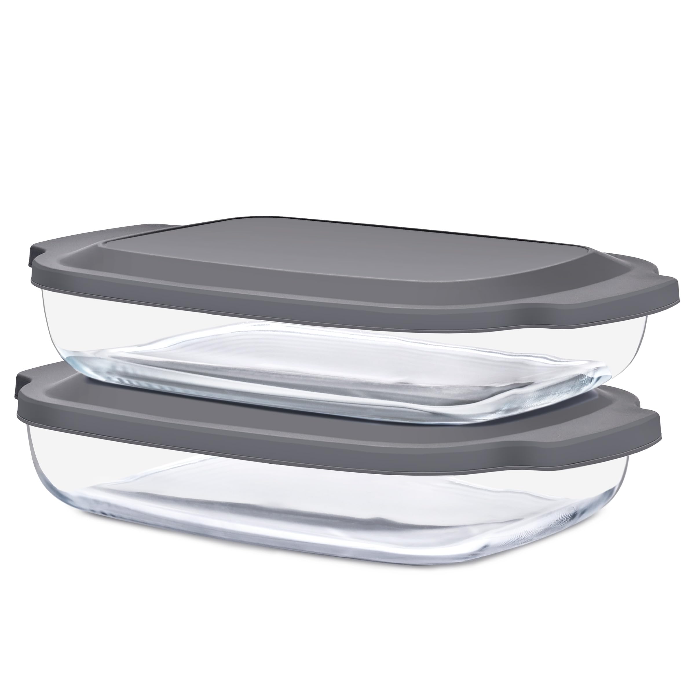 Sorbus Glass Baking Dish with Lid - Oven Safe -1