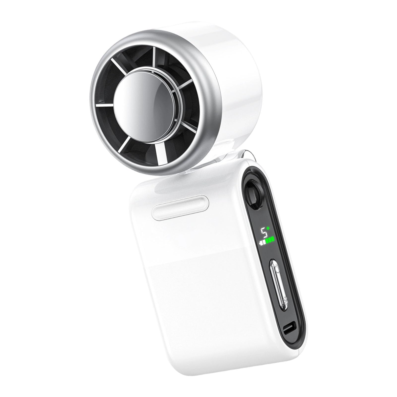 NRVTRE Portable Handheld Fan Rechargeable High Speed Handheld Fan Quiet Personally for Outdoor, Offices, Makeup Rechargeable Cooling