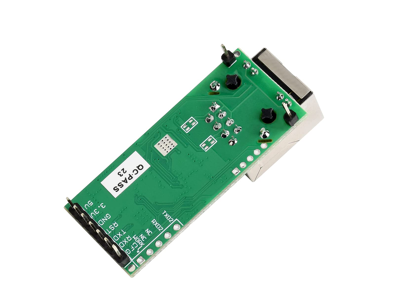 Waveshare Serial UART TTL to Ethernet Converter Module Upgradable High-Speed Low-Power High-Stability UART to ETH Kit (3.3V DC Or 5V DC)