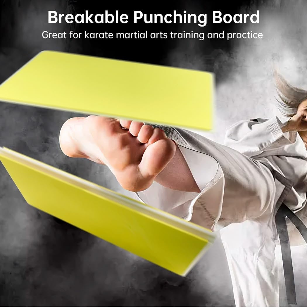 Taekwondo & Karate Punching Boards Set, Reusable with Eva Foam Protection, 4 Sizes for All Skill Levels, Martial Arts Training Targets, 4-Piece Set