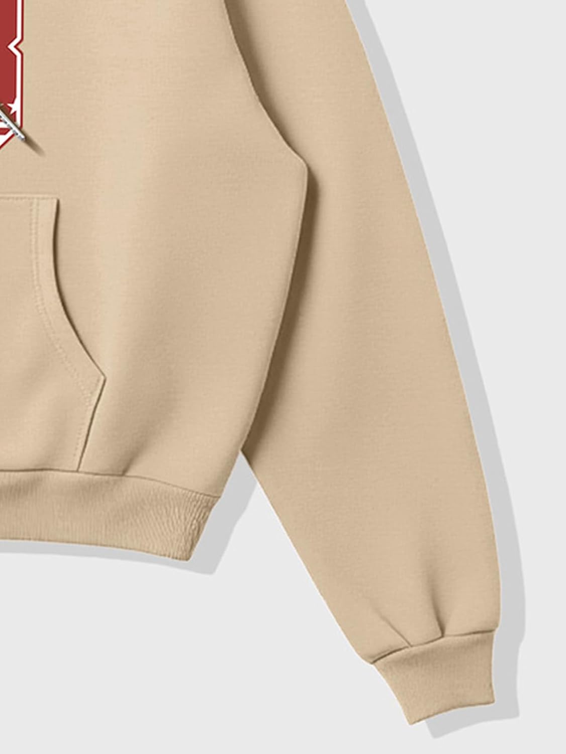 SweatyRocks Women's Number Graphic Hoodie Long Sleeve Hooded Sweatshirt with Pockets Preppy Clothes - Image 4