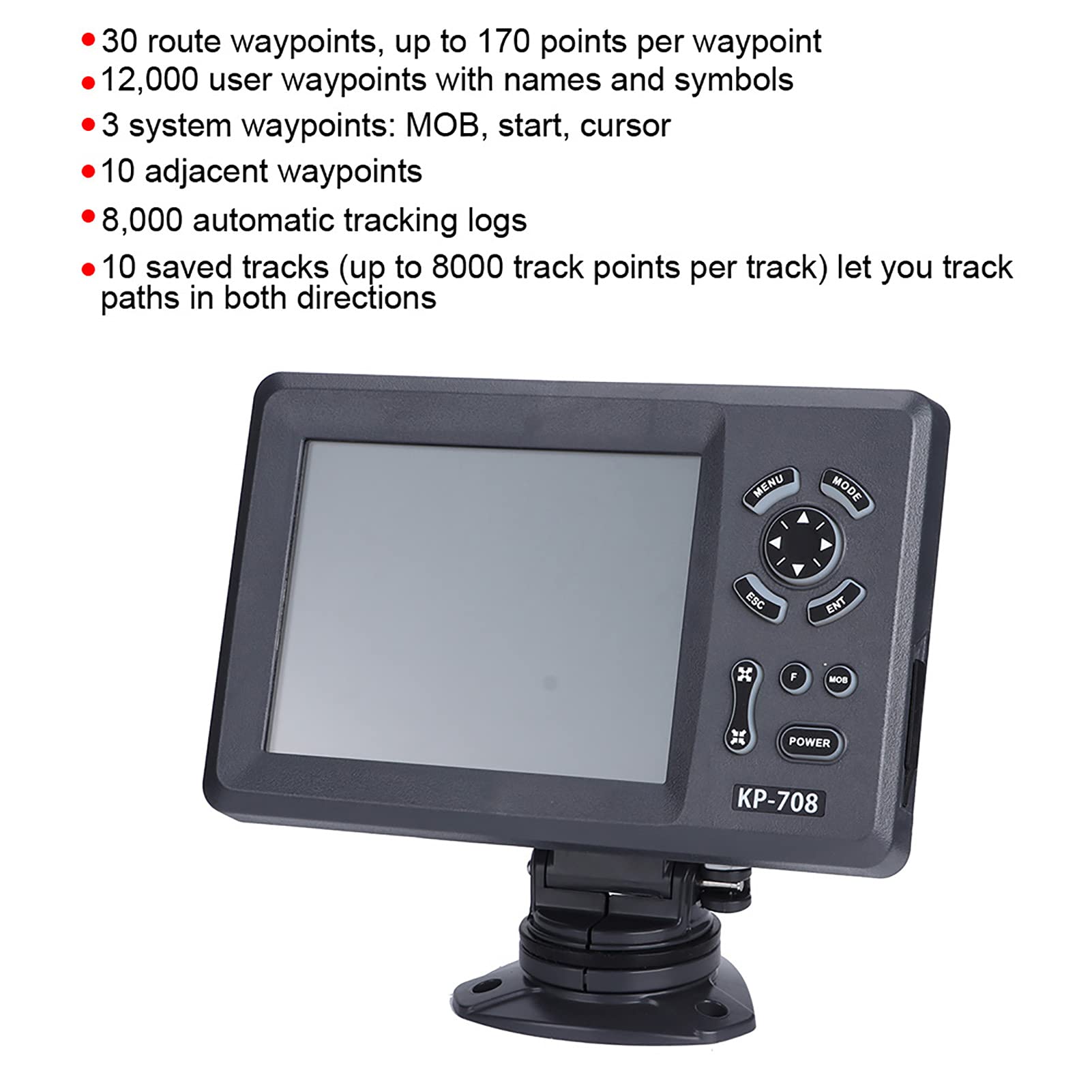 Plotter nautico Navigator 7 pollici con antenna GPS LCD interna colorata Auto Plotter nautico Navigator 7 pollici con antenna GPS LCD interna colorata Auto