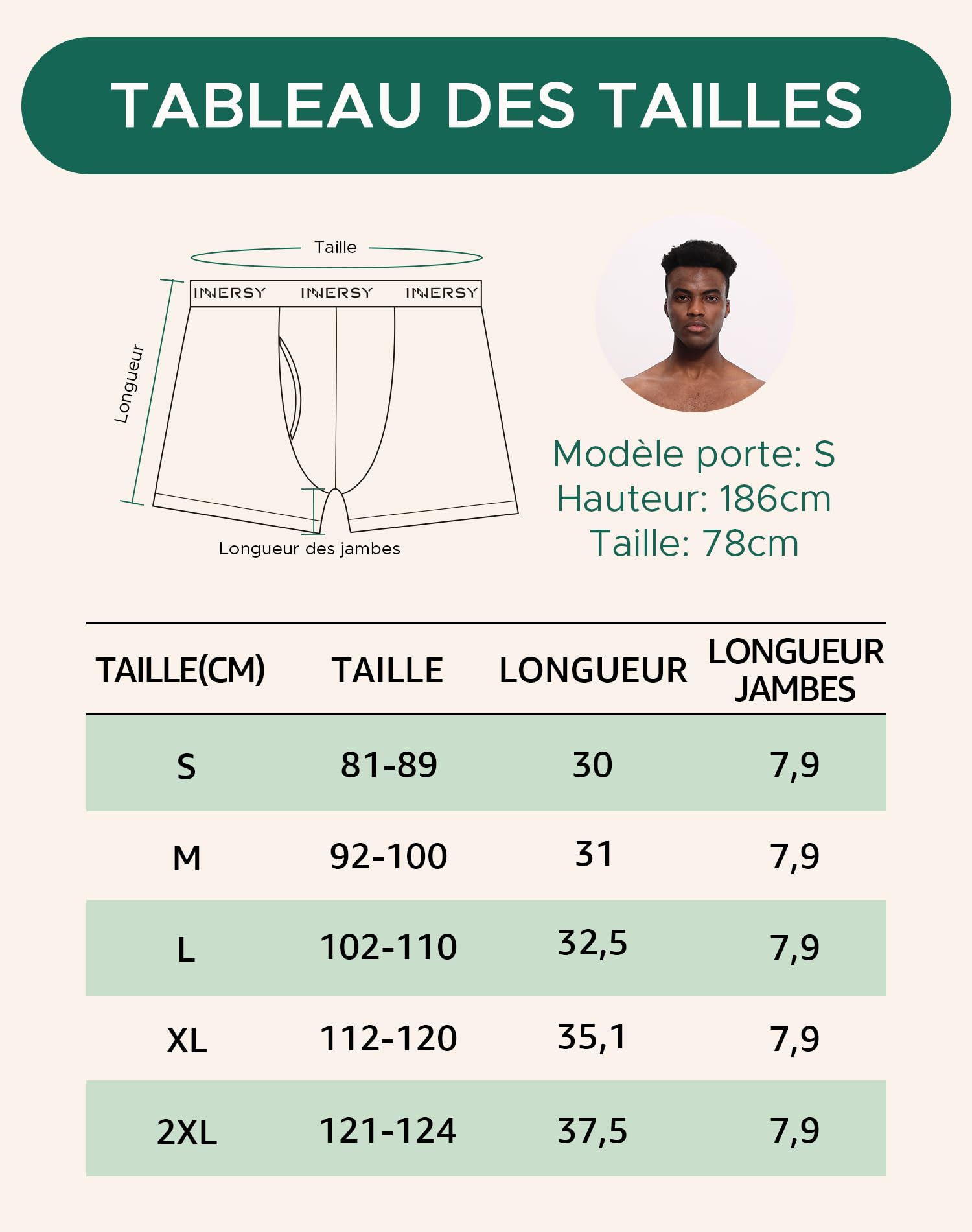 INNERSY Boxer Homme en Maille Respirante Calecon Léger Braguette Ouverte sous-vetêments Doux Lot de 4
