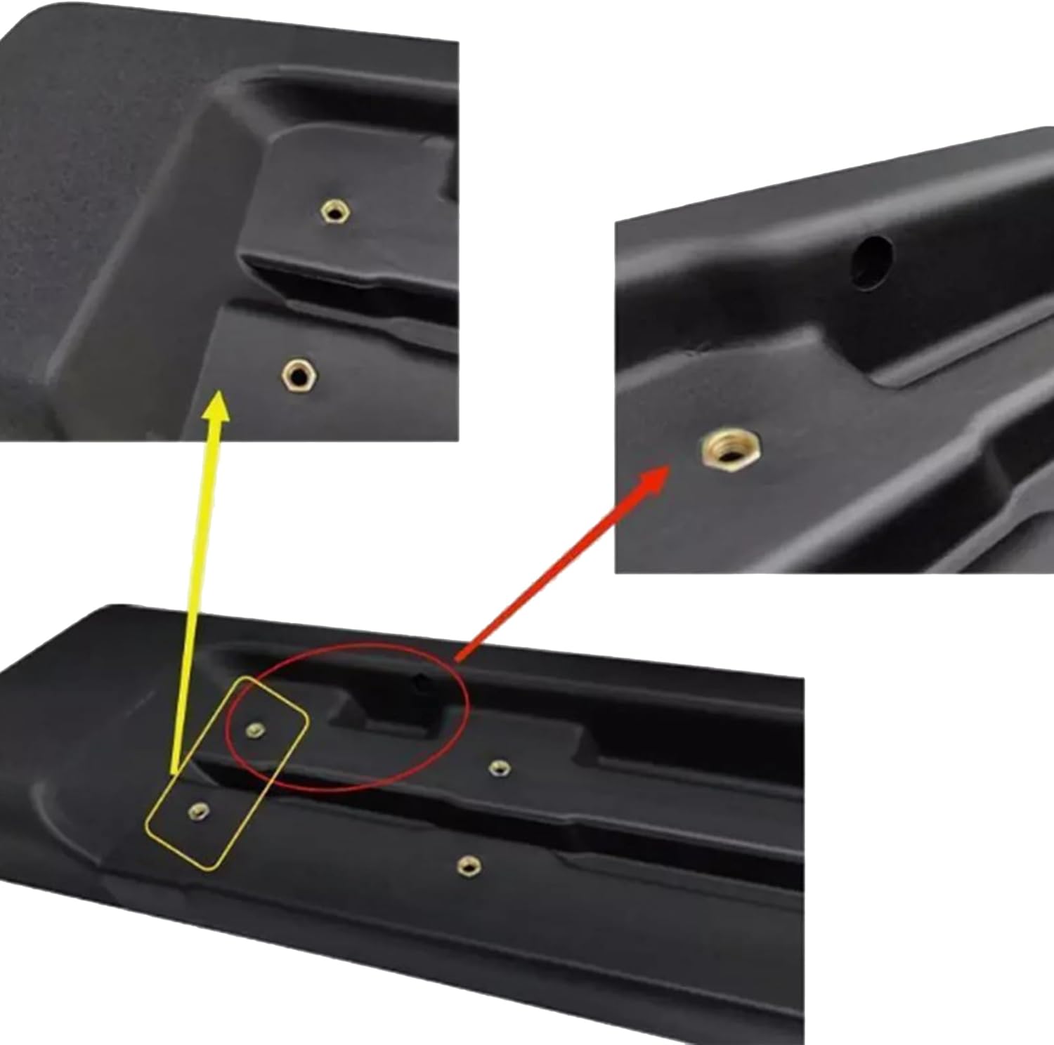 Black Horse OEM Replica Running Boards Black Compatible with 2018-2026 Jeep Wrangler JL -RJEWRJL2