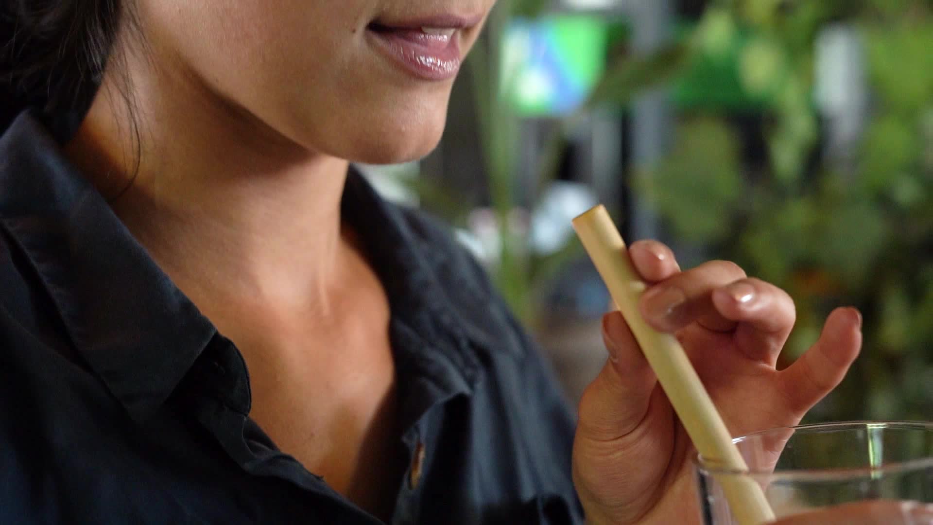 Cannucce In Bambù Riutilizzabili - Eco-Friendly, Senza BPA, Set Da 13 E 22 Cm, Alternative Alla Plastica - Foto 5