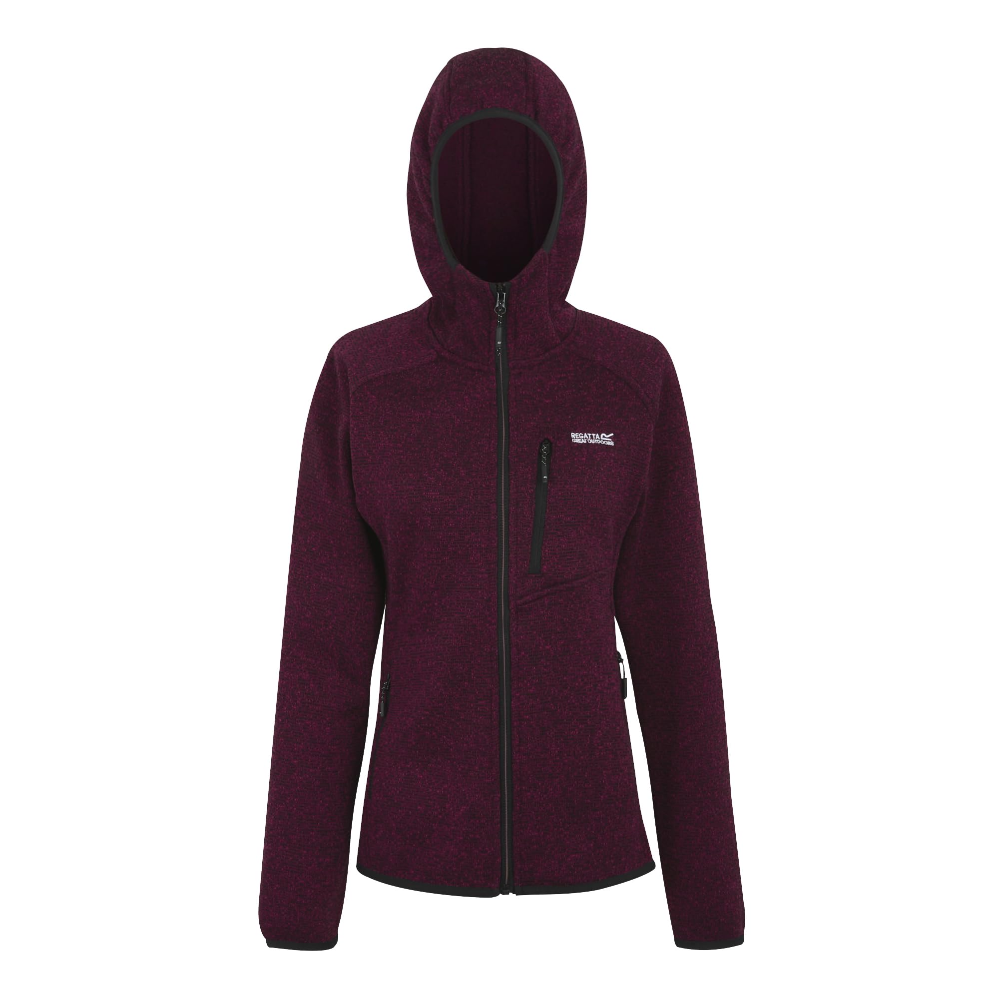 Regatta Women's Newhill Hooded Fleece - Dark Pimento - 10