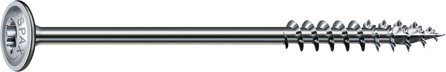 One-Day Sale: Up to 40% Off Spax Wood Screw 8 x 200 mm, 50 Pieces, T-Star Plus, Wafer-Shaped Head, Partial Thread, 4Cut, Wirox A3J, 251010802005 Review Spax Wood Screw 8 x 200 mm, 50 Pieces, T-Star Plus, Wafer-Shaped Head, Partial Thread, 4Cut, Wirox A3J, 251010802005