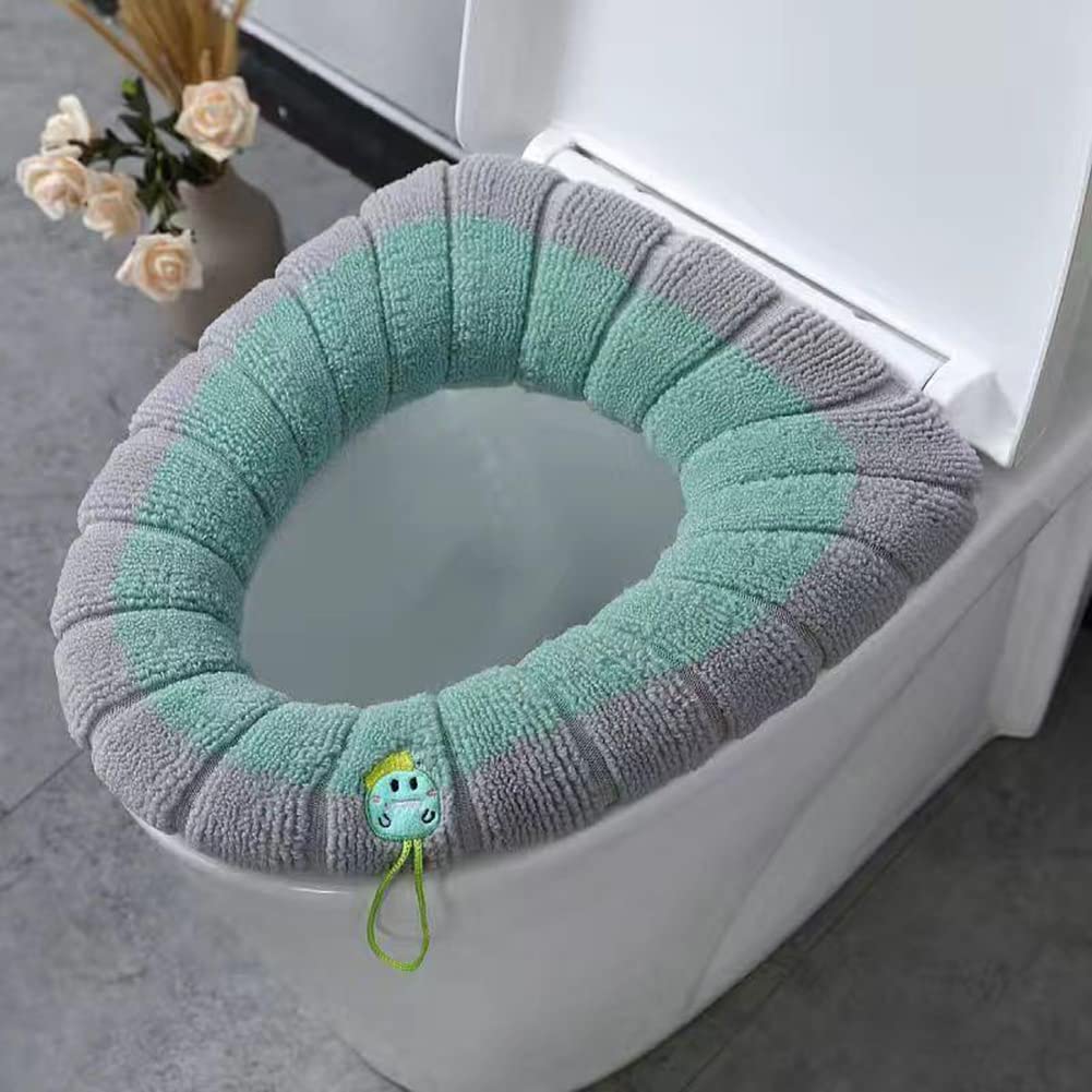 SPORTARC Soft Thicker Warmer Stretchable Washable Toilet Seat Cover Bathroom Toilet Seat