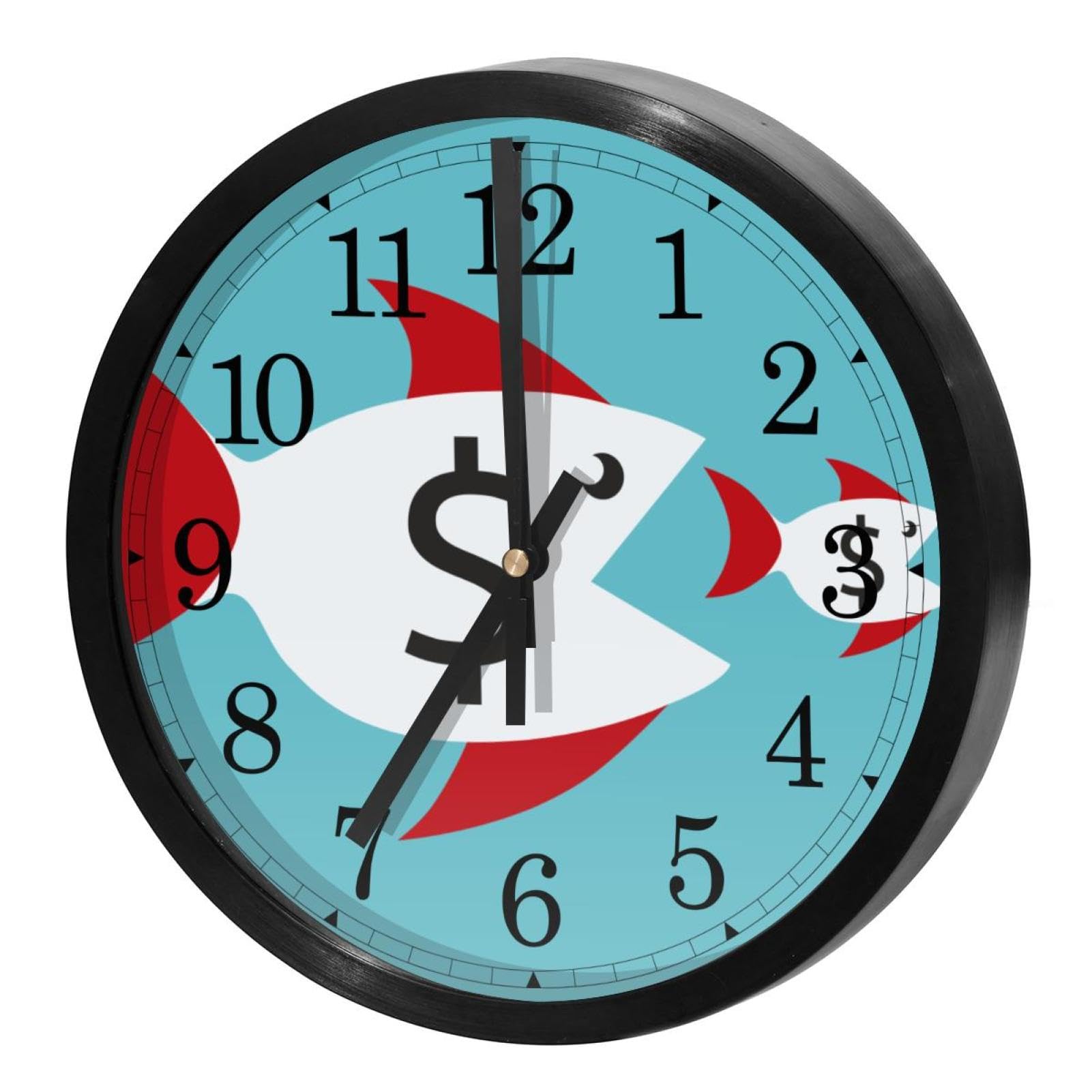 Horloge murale silencieuse à quartz sans tic-tac fonctionnant sur piles