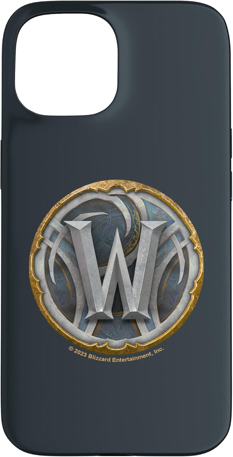 iPhone 15 Plus World of Warcraft Small Chest Pocket Stylized W Logo Case