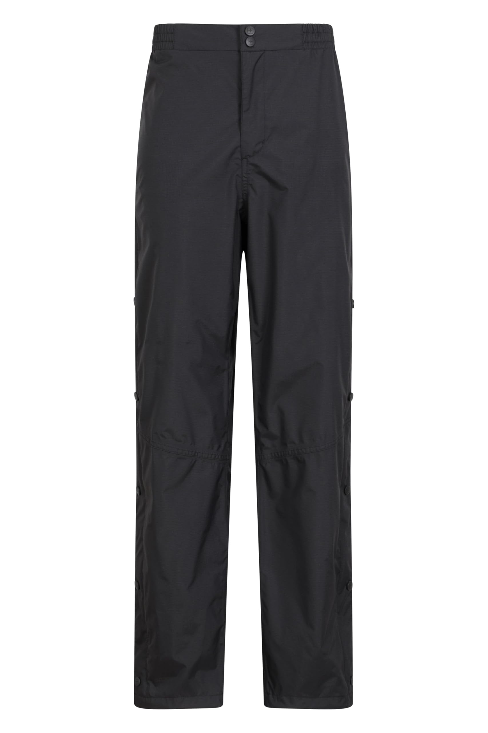 Mountain Warehouse Downpour Damen Überhosen - wasserdichte Regenbekleidung, Versiegelte Nähte Regenhose, Knöchelreißverschluss, Elastischer Bund - Frühling, Sommer
