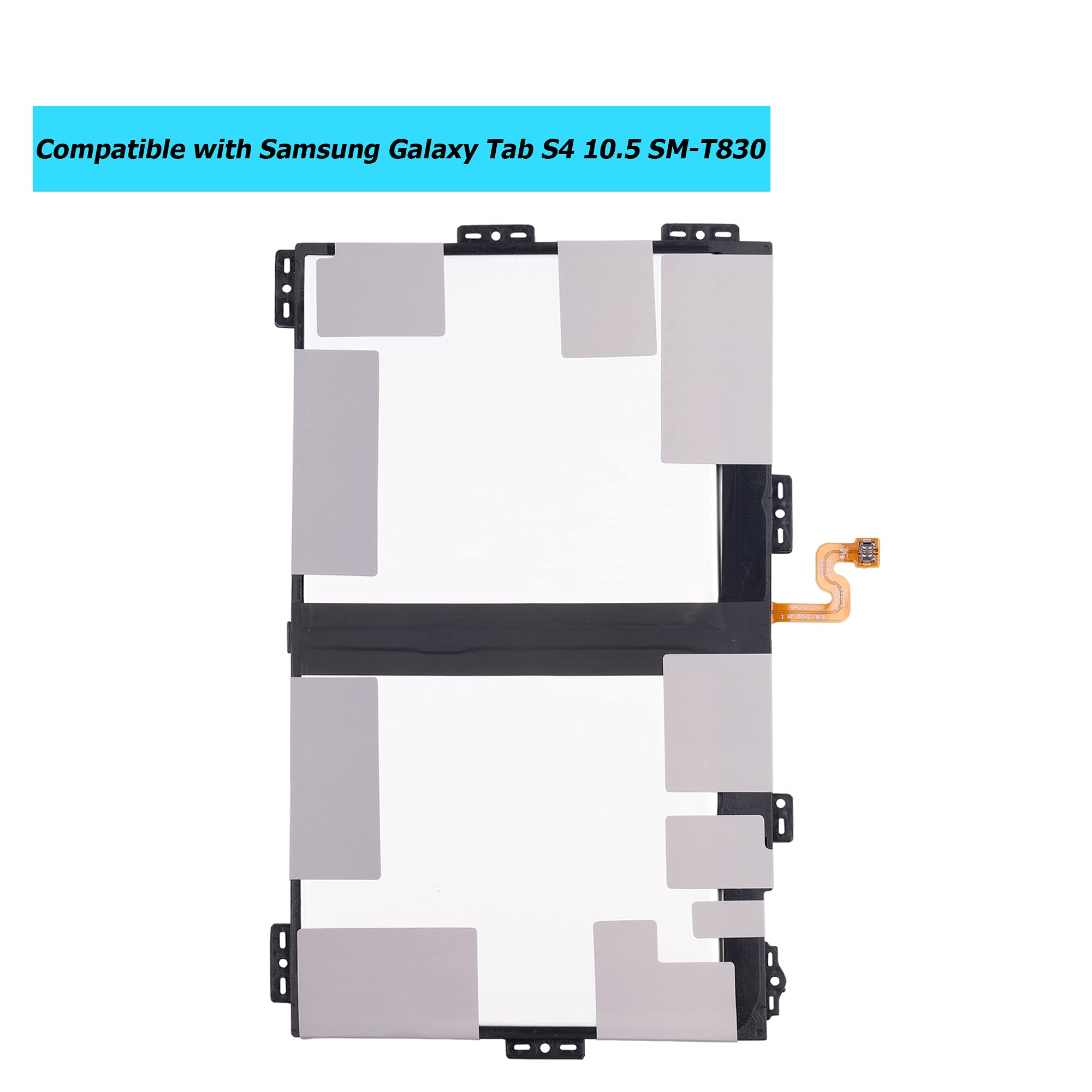Batería EB-BT835ABU para Samsung Galaxy Tab S4 10.5 SM-T830 T835 Series con kit de herramientas